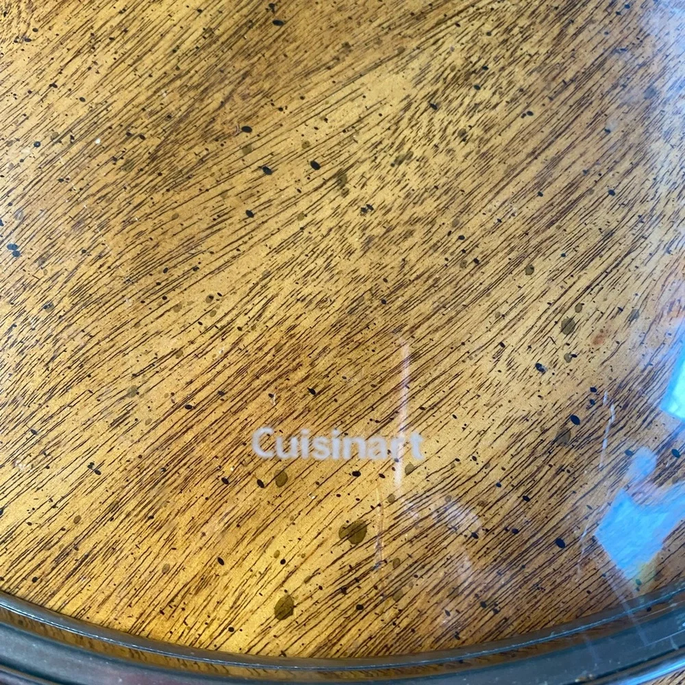Cuisinart 11 3/4”Glass Lid with Black Handle